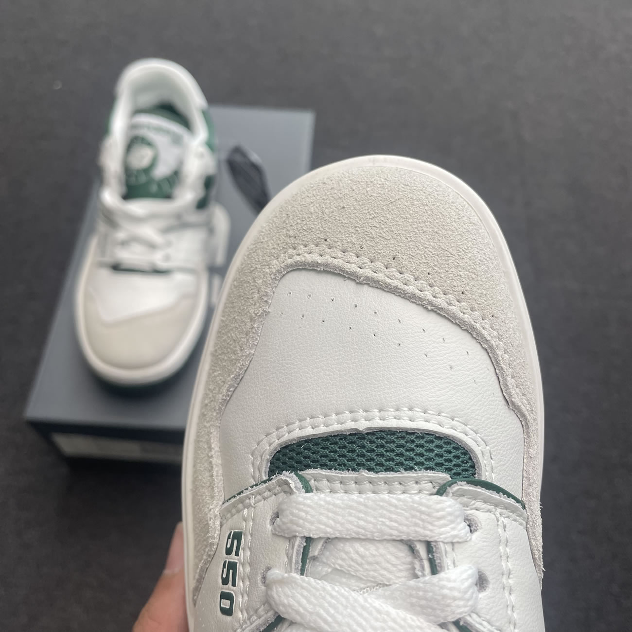New Balance 550 White Green Bb550wt1 (2) - www.newkick.vip
