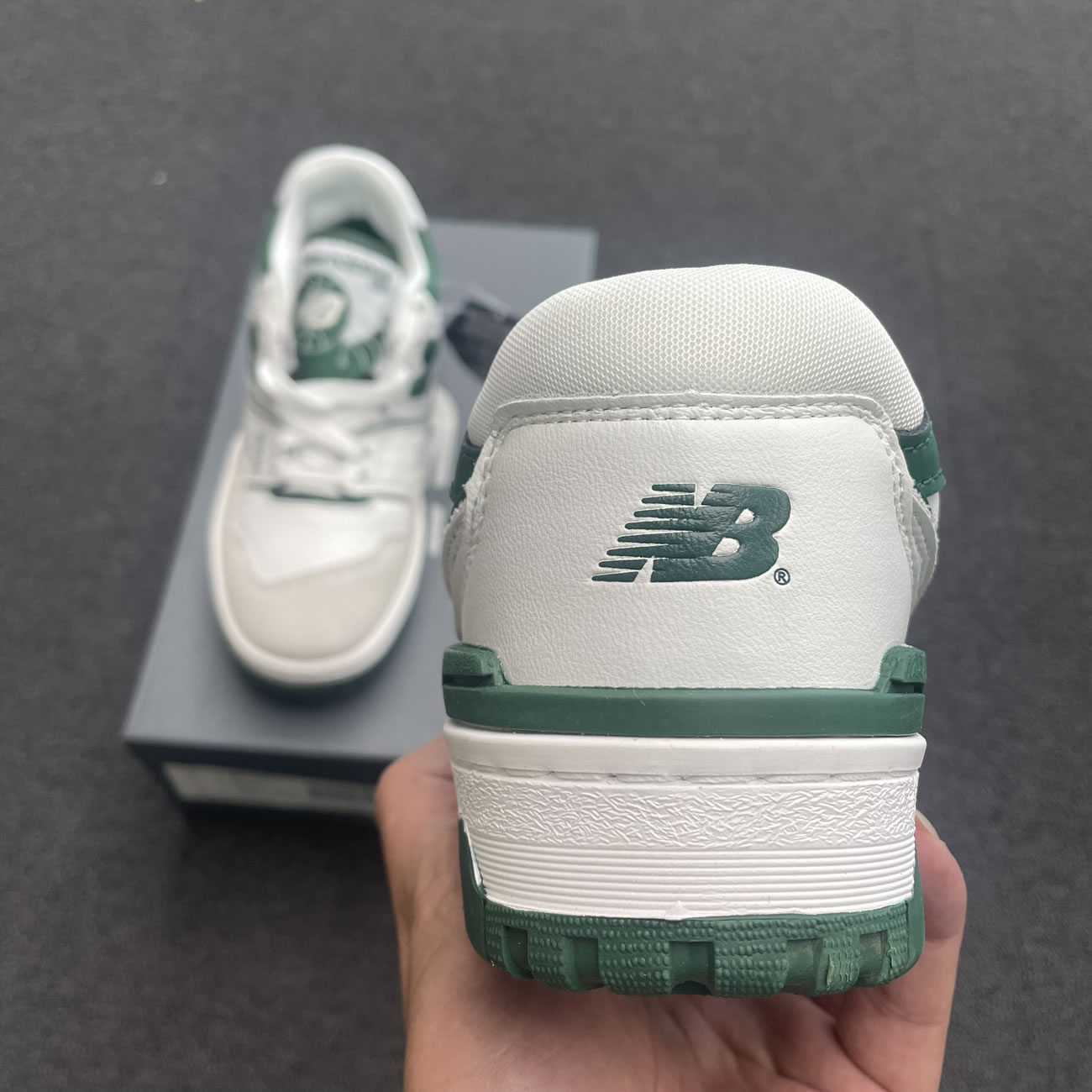 New Balance 550 White Green Bb550wt1 (5) - www.newkick.vip