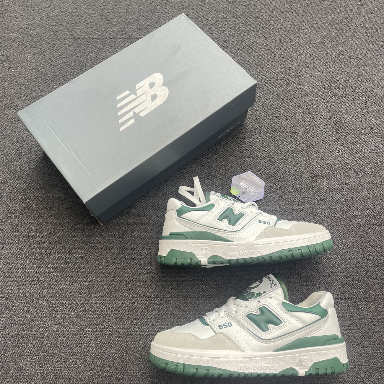 New Balance 550 White Green Bb550wt1 (7) - www.newkick.vip