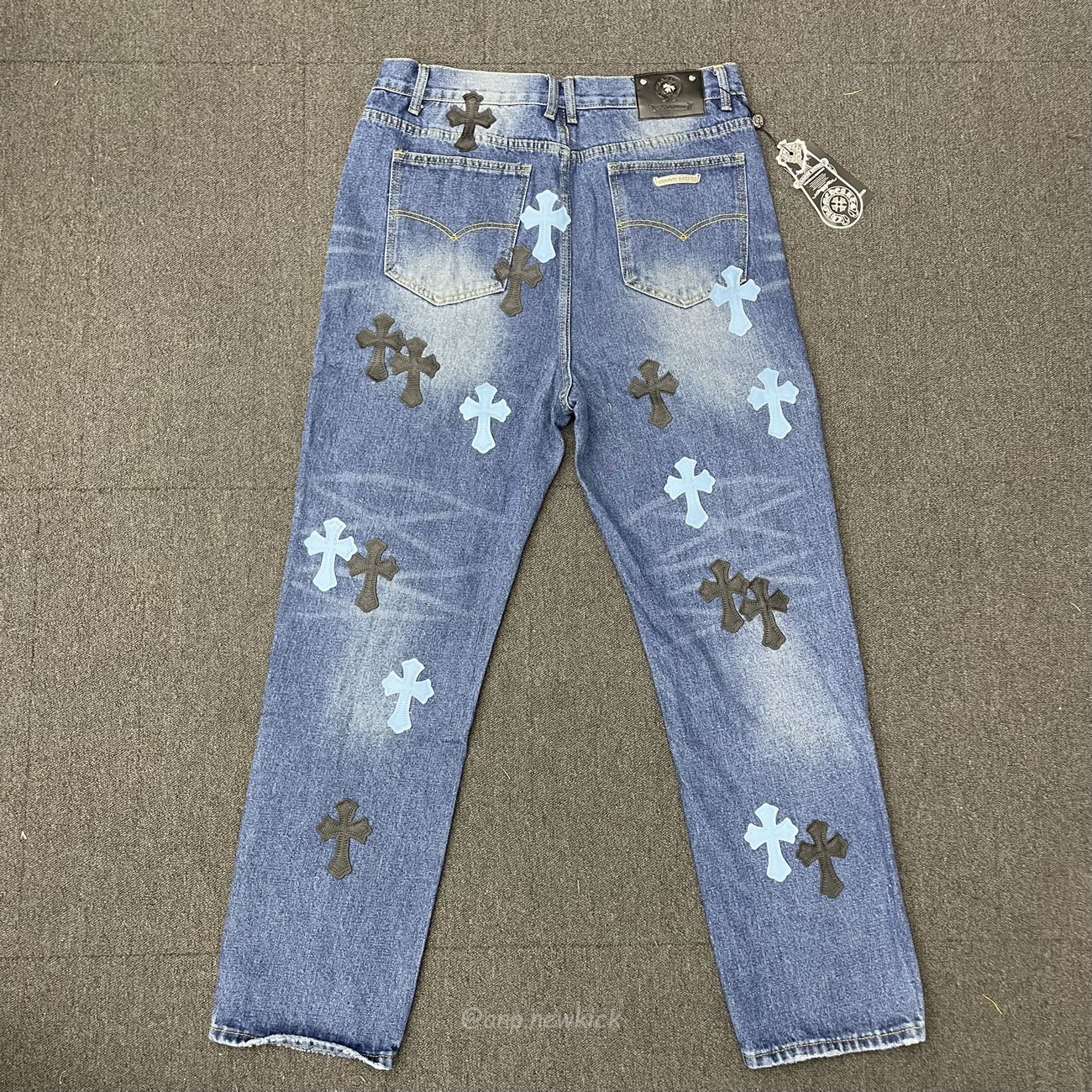 Chrome Hearts Blue Jeans Cross Patch (3) - www.newkick.vip Chrome Hearts Blue Jeans Cross Patch (3) - www.newkick.vip