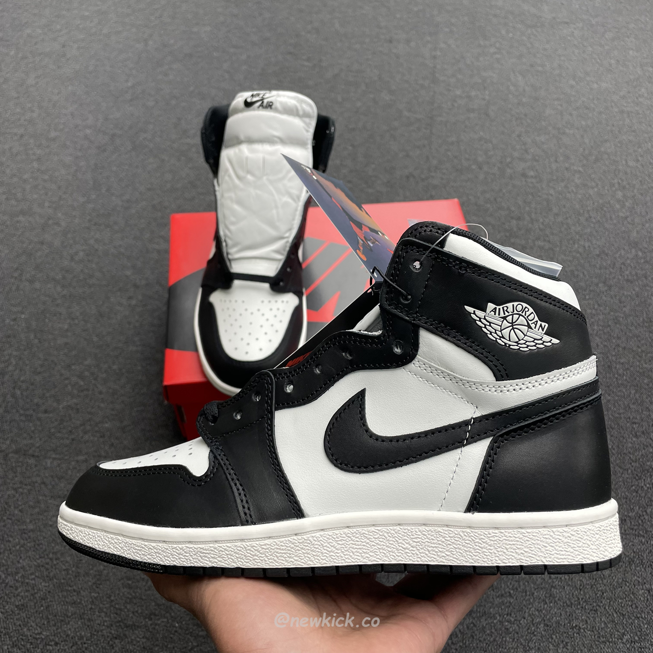 Air Jordan 1 Retro High 85 Black White 2023 Bq4422 001 (8) - www.newkick.vip
