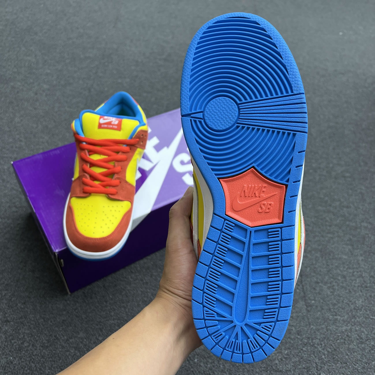 Nike Sb Dunk Low Pro Bart Simpson Bq6817 602 (10) - www.newkick.vip