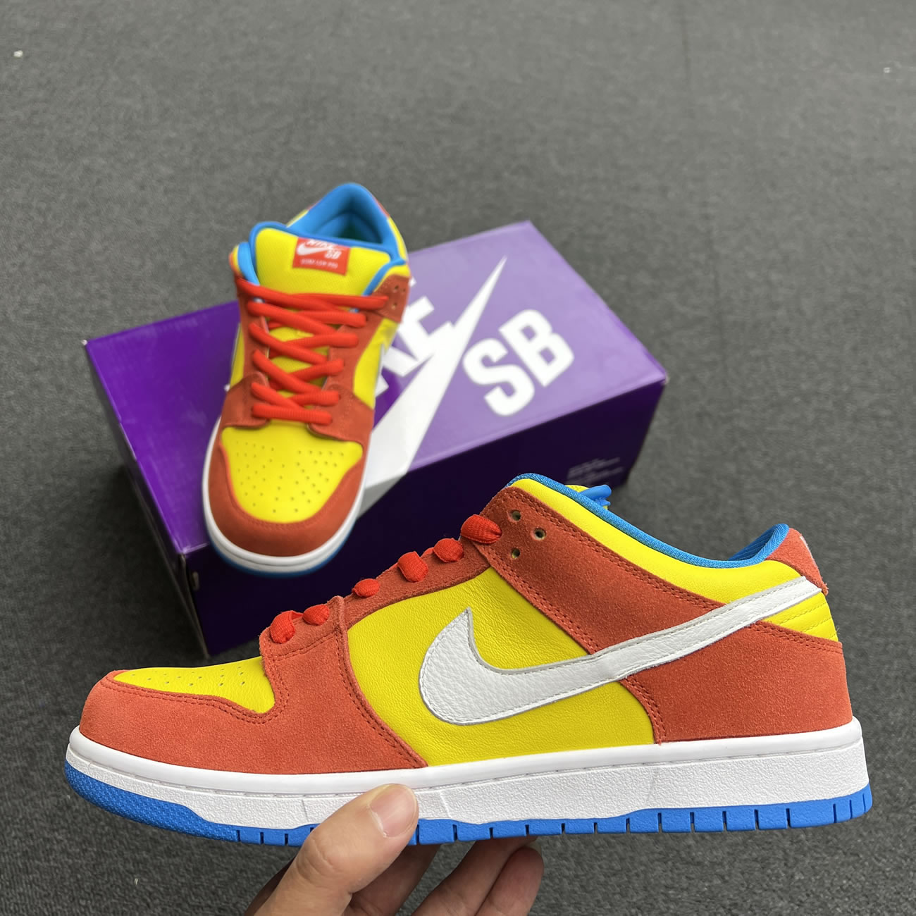 Nike Sb Dunk Low Pro Bart Simpson Bq6817 602 (12) - www.newkick.vip