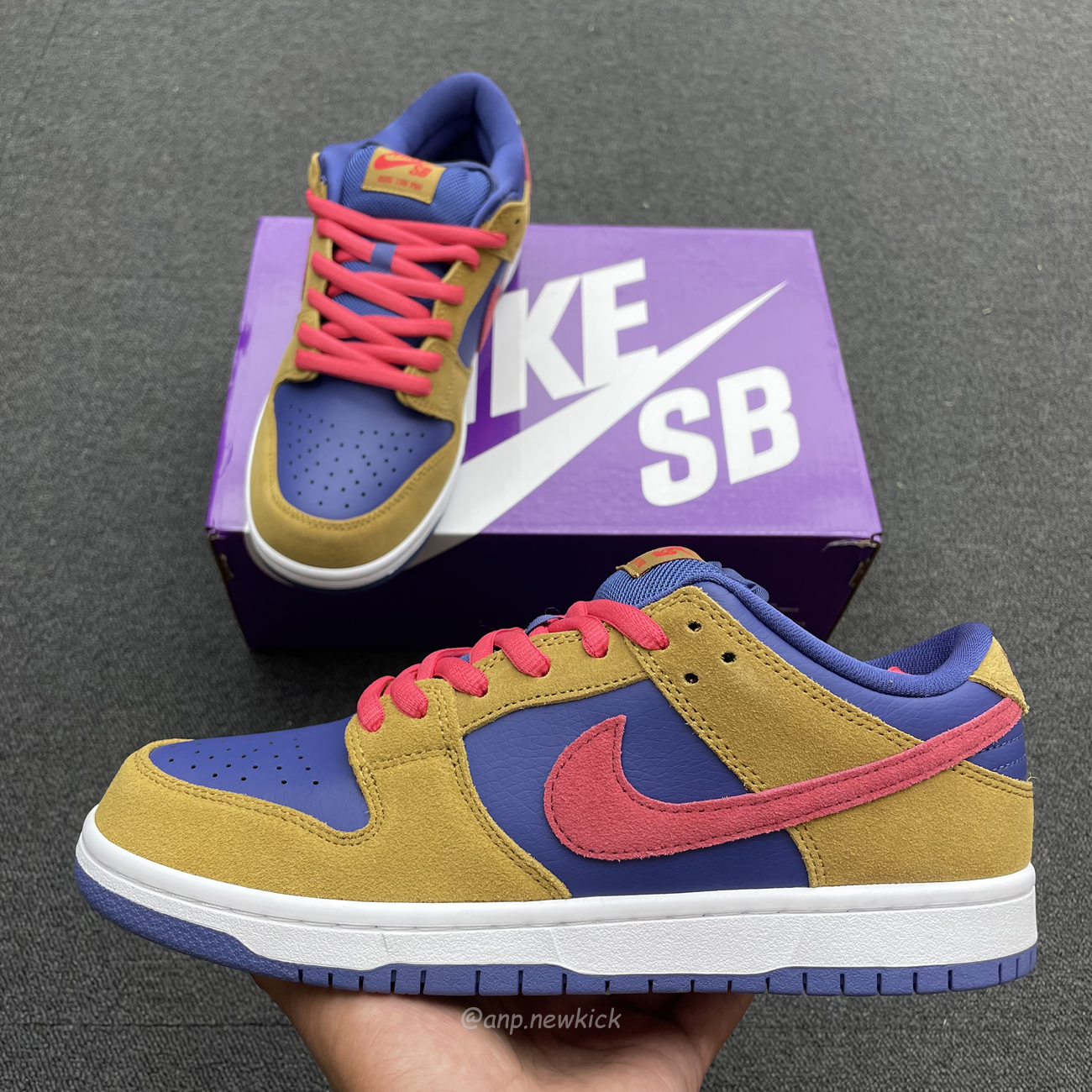 Nike Sb Dunk Low Reverse Papa Bear Bq6817 700 (6) - www.newkick.vip