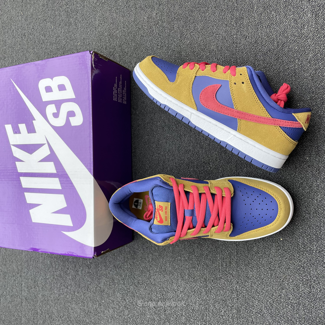 Nike Sb Dunk Low Reverse Papa Bear Bq6817 700 (12) - www.newkick.vip