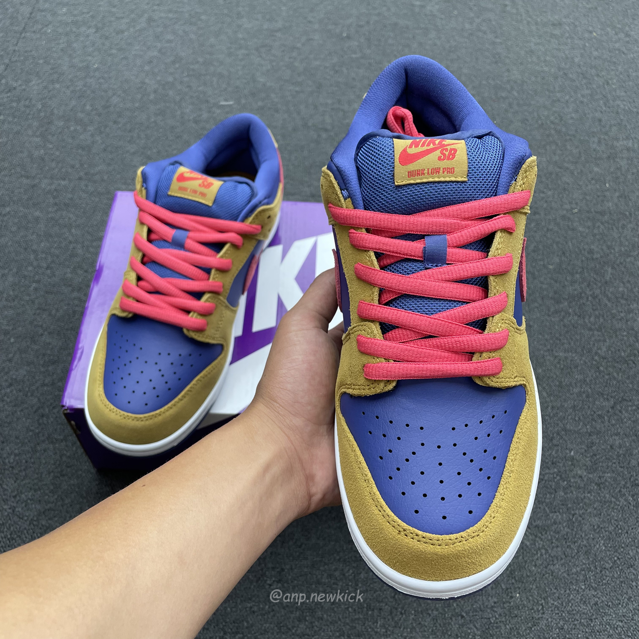 Nike Sb Dunk Low Reverse Papa Bear Bq6817 700 (7) - www.newkick.vip