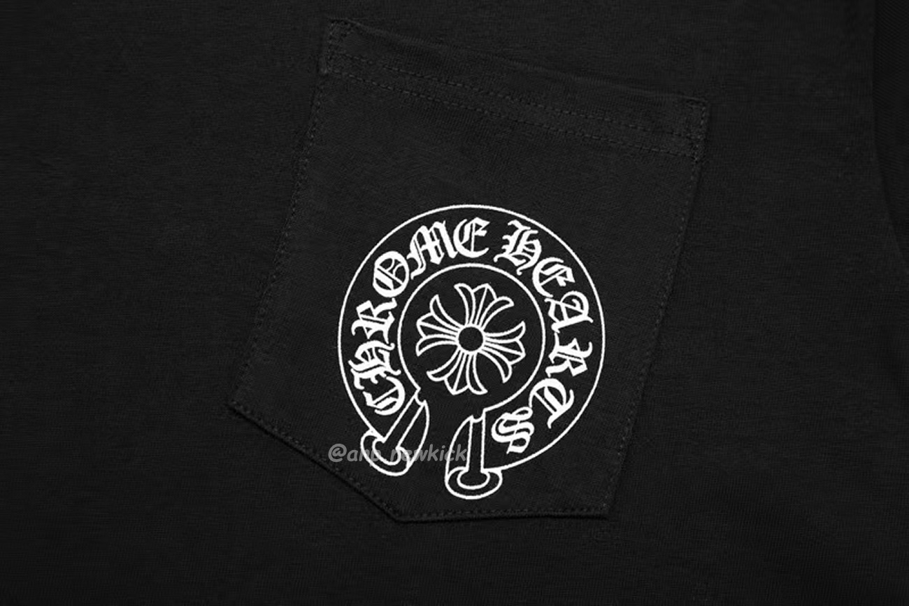 Chrome Hearts Horse Shoe Logo Pocket Black T Shirt (4) - www.newkick.vip Chrome Hearts Horse Shoe Logo Pocket Black T Shirt (4) - www.newkick.vip