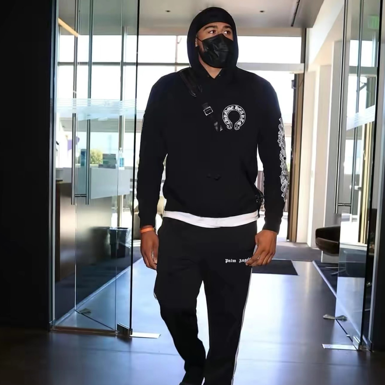 Chrome Hearts Horse Shoe Floral Hoodie Black (10) - www.newkick.vip