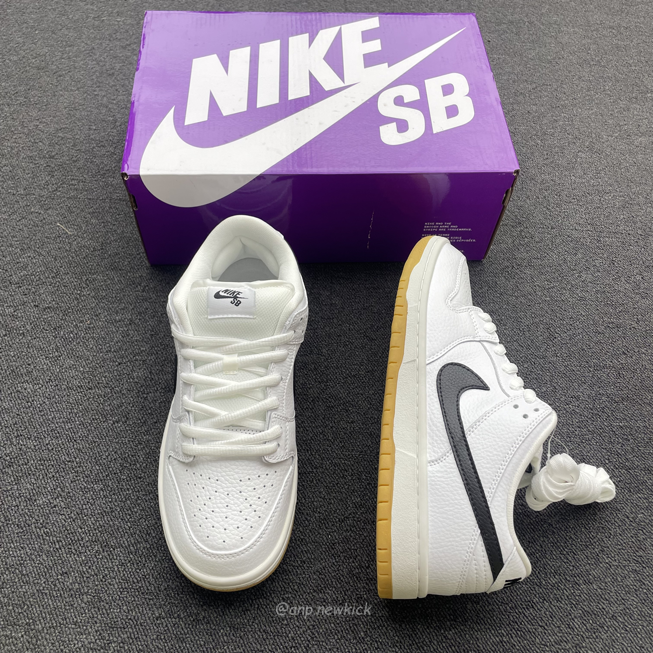 Nike Sb Dunk Low Pro White Gum Cd2563 101 (9) - www.newkick.vip
