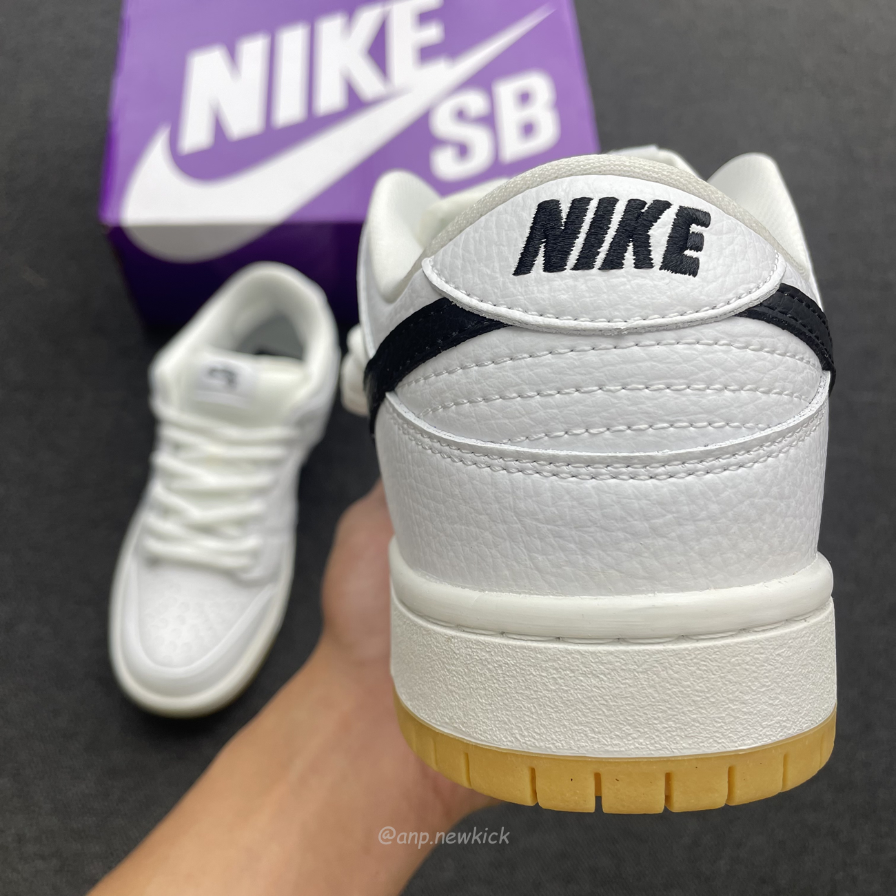 Nike Sb Dunk Low Pro White Gum Cd2563 101 (2) - www.newkick.vip