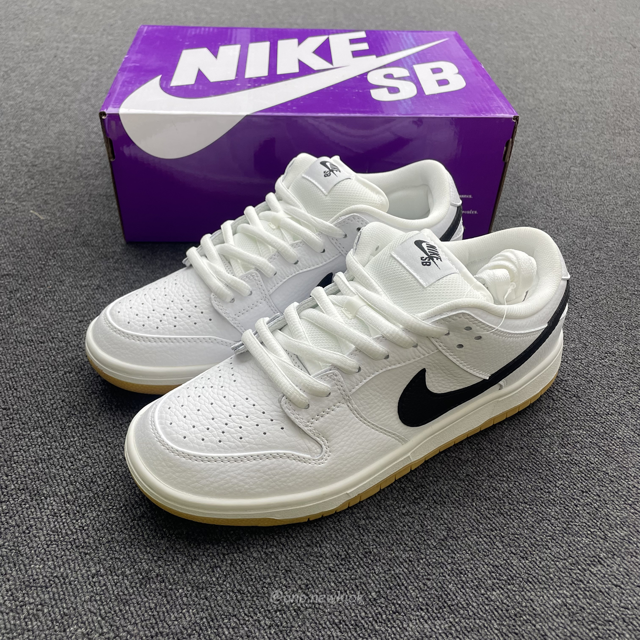 Nike Sb Dunk Low Pro White Gum Cd2563 101 (4) - www.newkick.vip