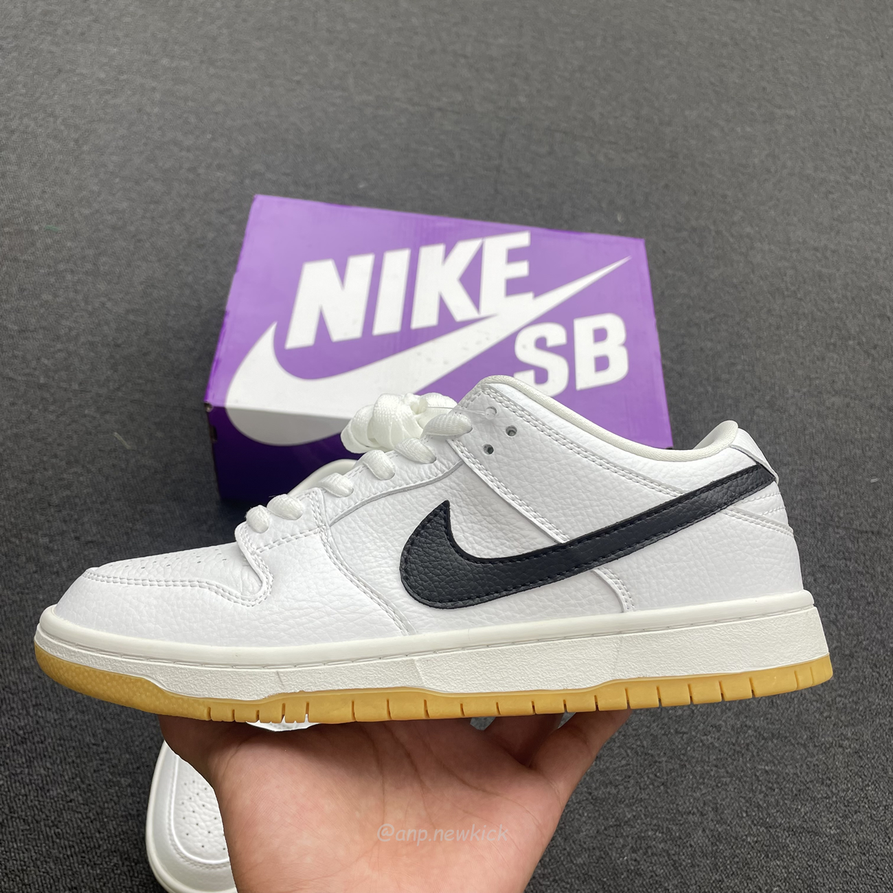 Nike Sb Dunk Low Pro White Gum Cd2563 101 (5) - www.newkick.vip