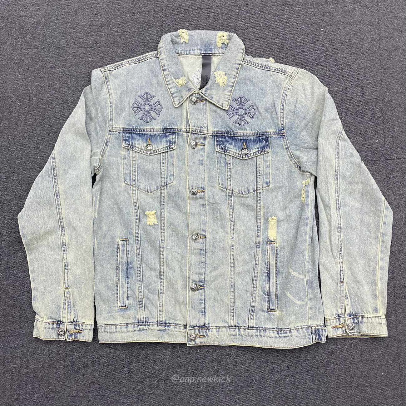 Chrome Hearts Patch Cross Denim (7) - www.newkick.vip