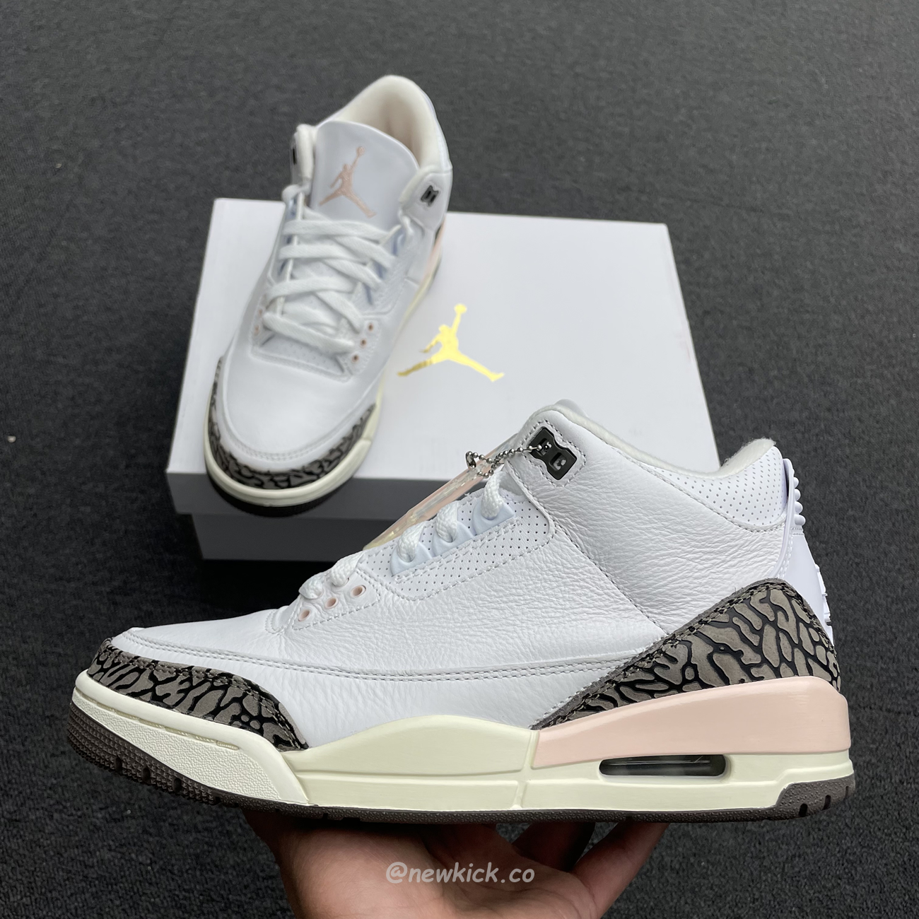Air Jordan 3 Retro Neapolitan Dark Mocha W Ck9246 102 (3) - www.newkick.vip