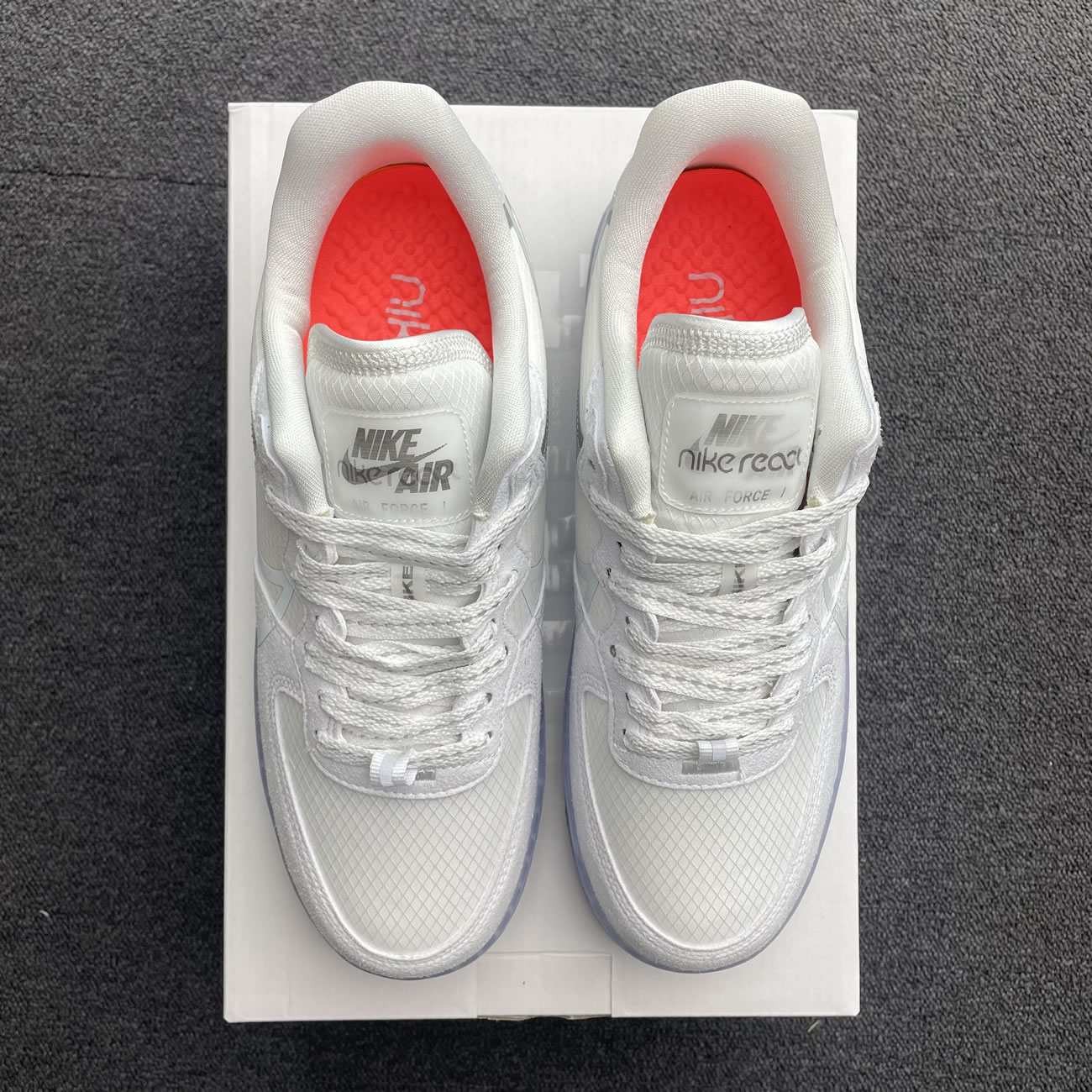 Nike Air Force 1 React White Light Bone Cq8879 100 (12) - www.newkick.vip