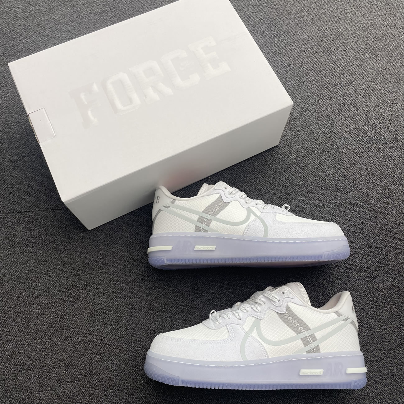 Nike Air Force 1 React White Light Bone Cq8879 100 (13) - www.newkick.vip