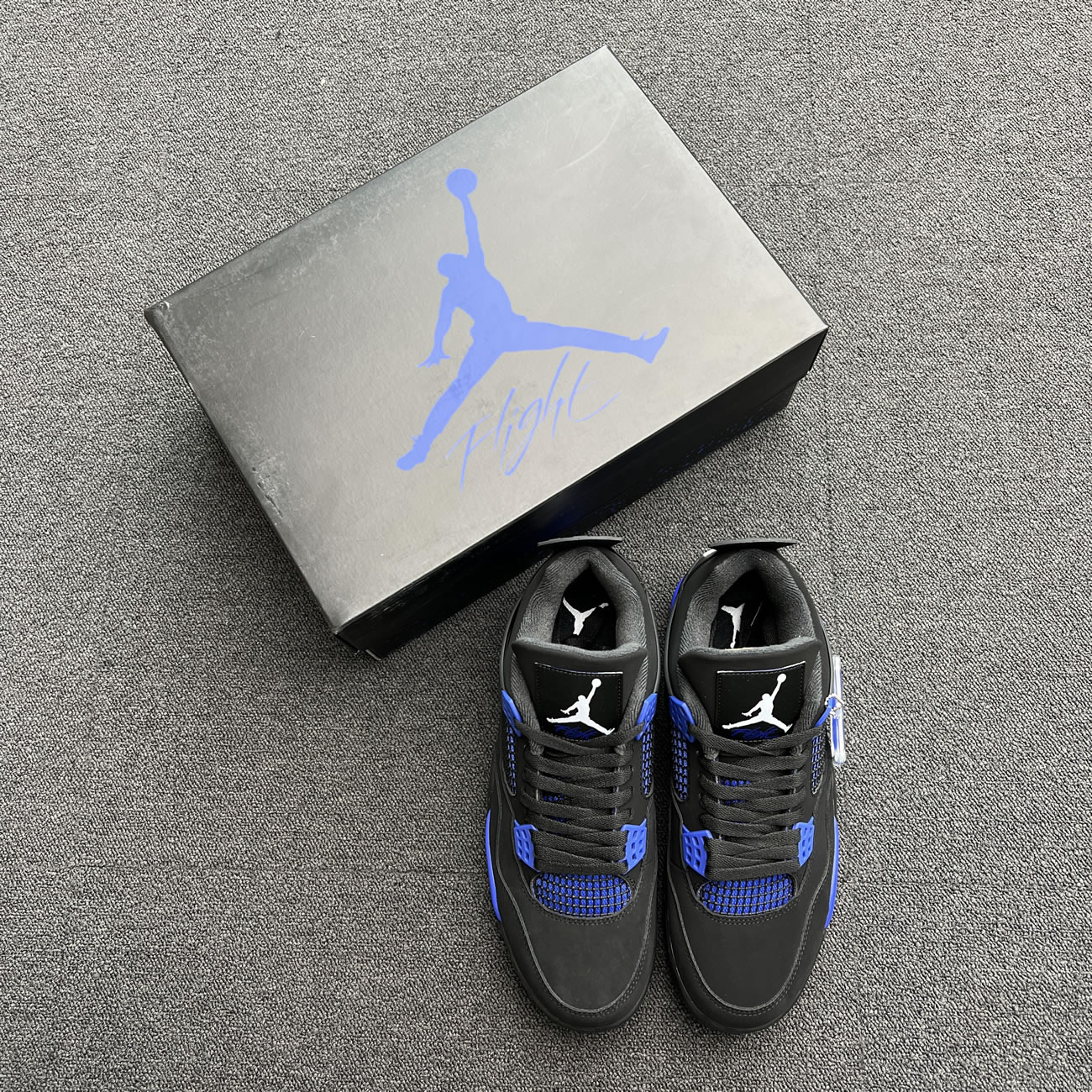 Air Jordan 4 Retro Black Game Royal Ct8527 018 (10) - www.newkick.vip