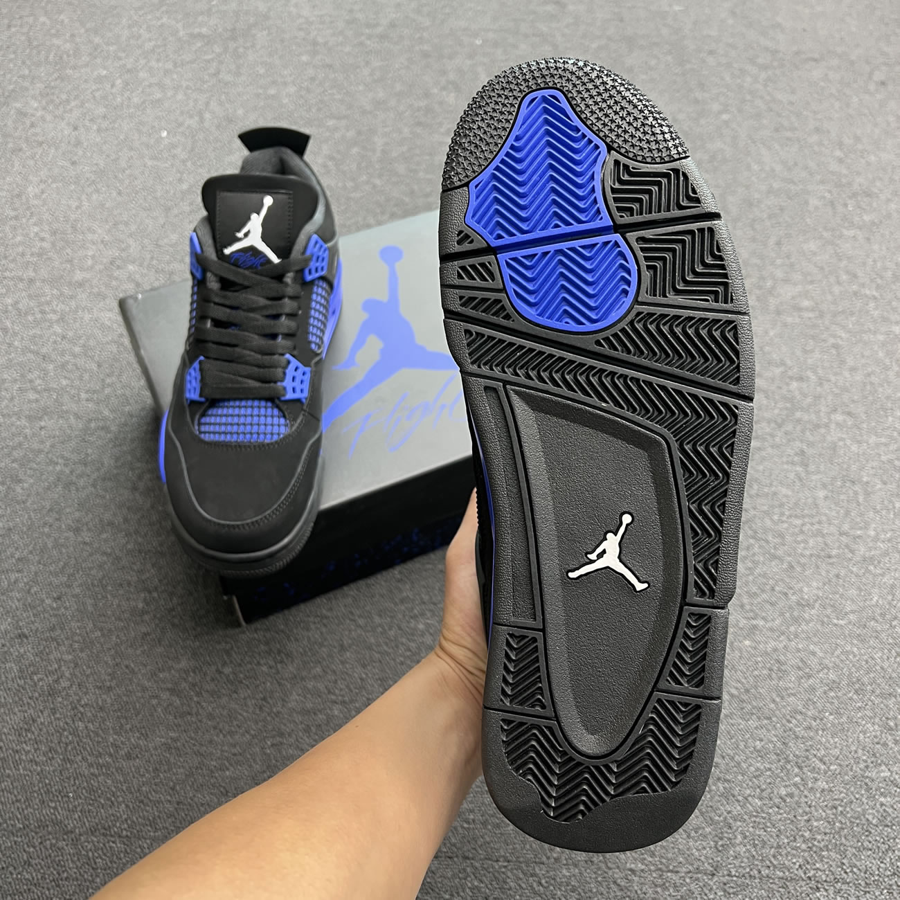 Air Jordan 4 Retro Black Game Royal Ct8527 018 (3) - www.newkick.vip