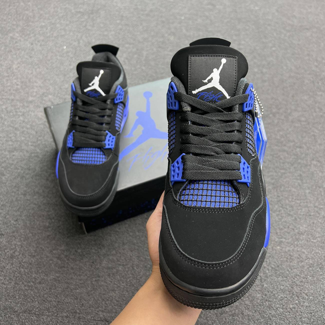 Air Jordan 4 Retro Black Game Royal Ct8527 018 (7) - www.newkick.vip