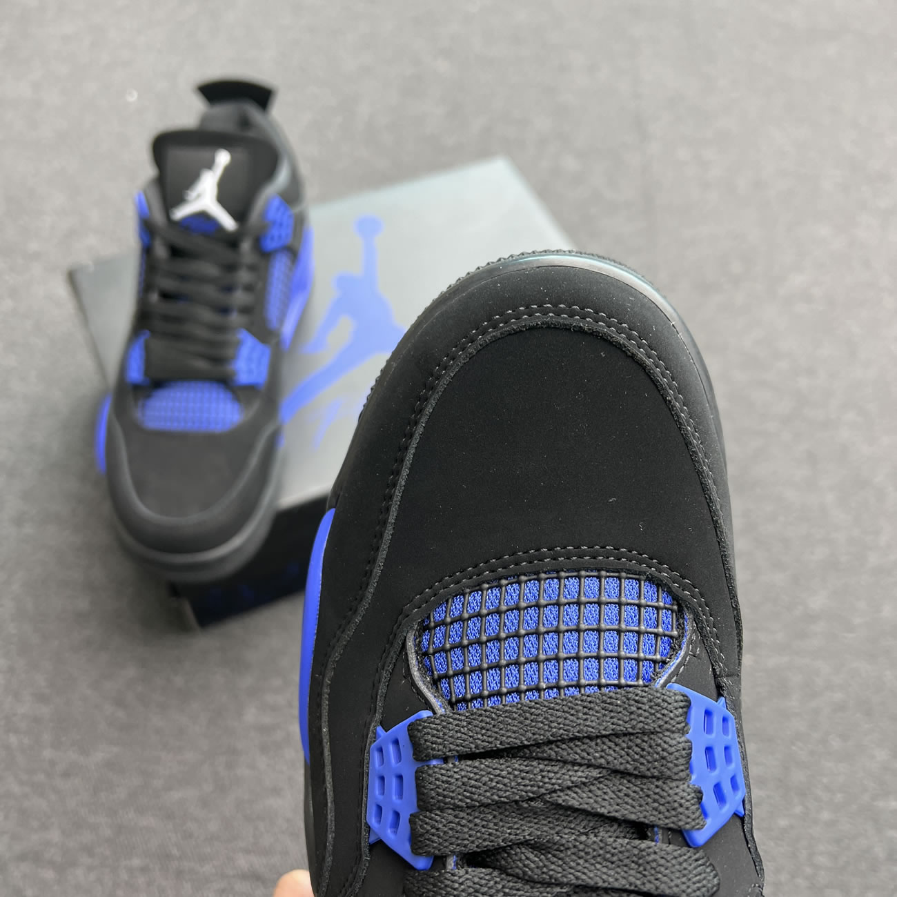 Air Jordan 4 Retro Black Game Royal Ct8527 018 (9) - www.newkick.vip