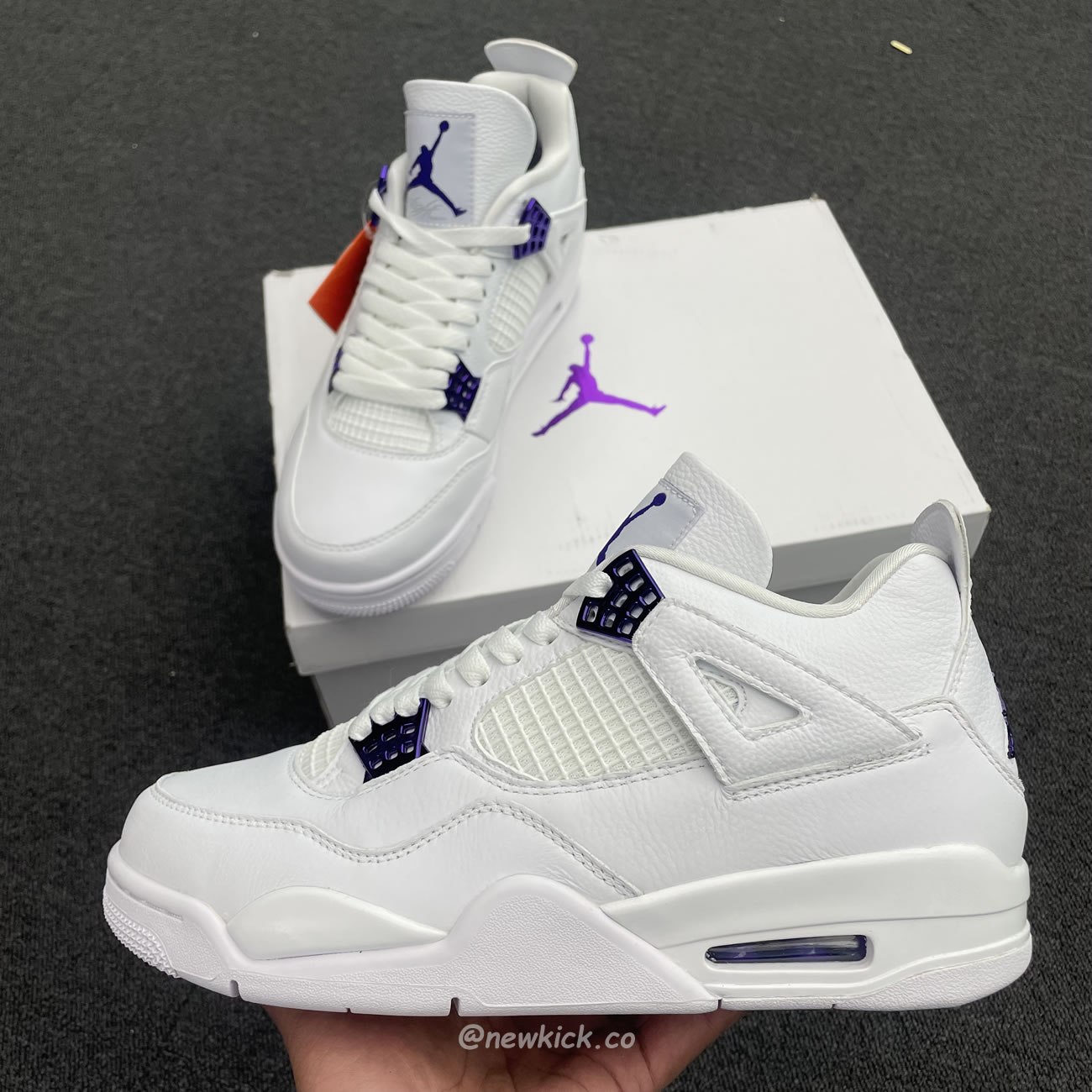 Air Jordan 4 Retro Metallic Purple Ct8527 115 (10) - www.newkick.vip