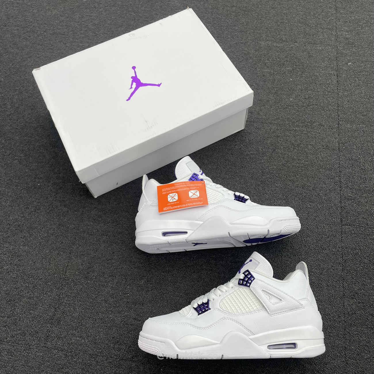 Air Jordan 4 Retro Metallic Purple Ct8527 115 (8) - www.newkick.vip