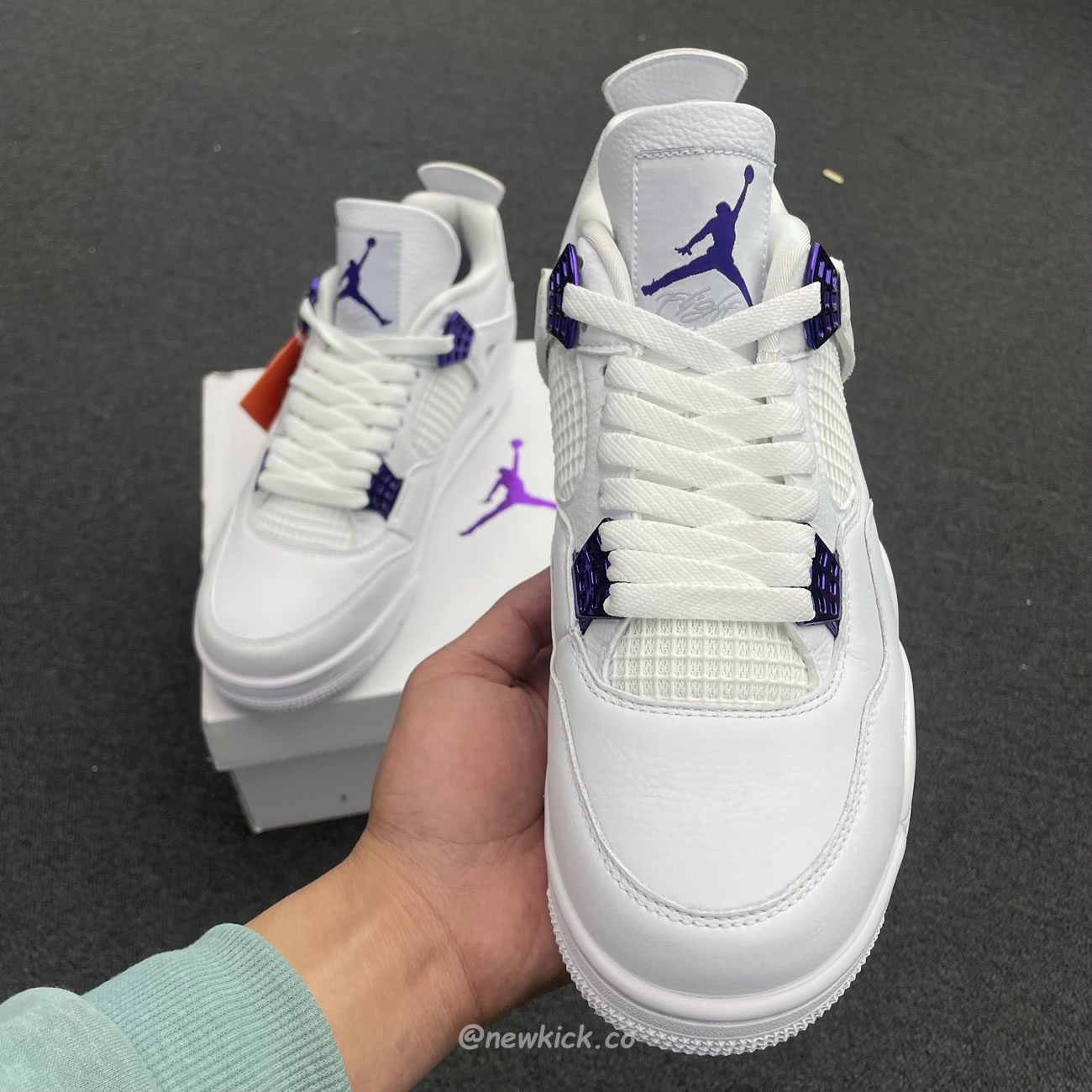 Air Jordan 4 Retro Metallic Purple Ct8527 115 (9) - www.newkick.vip