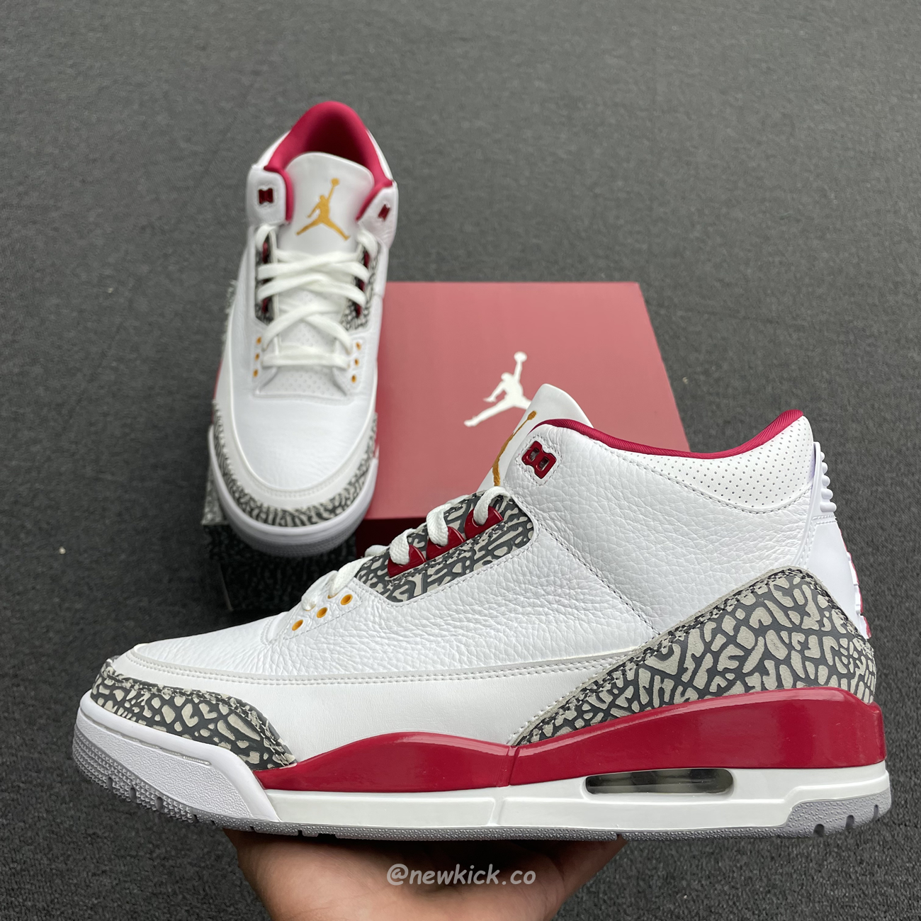 Air Jordan 3 Retro Cardinal Red Ct8532 126 (5) - www.newkick.vip