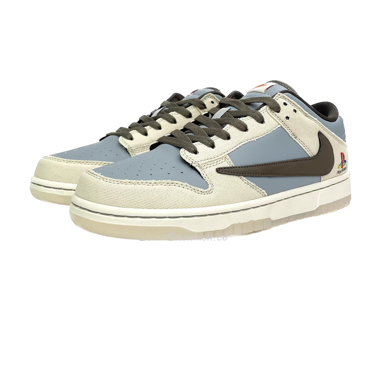 Nike Dunk Low Sp Travis Scott Brown Grey Cu1726 800 (2) - www.newkick.vip