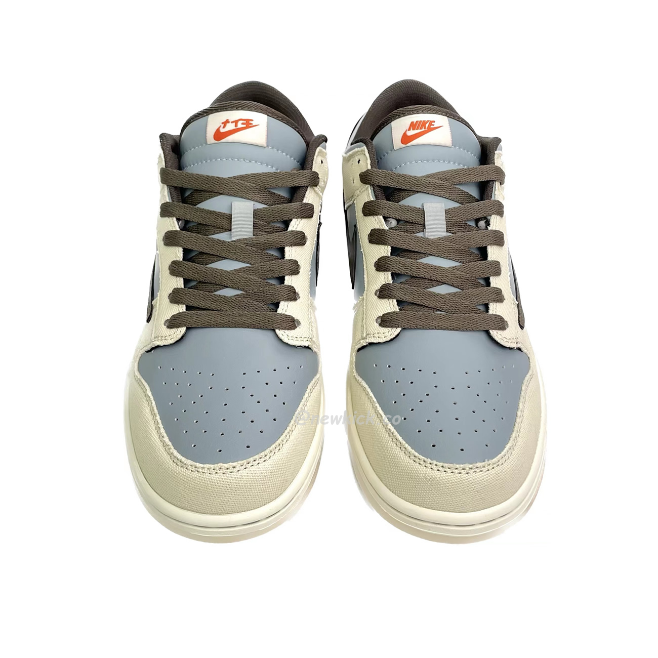 Nike Dunk Low Sp Travis Scott Brown Grey Cu1726 800 (10) - www.newkick.vip