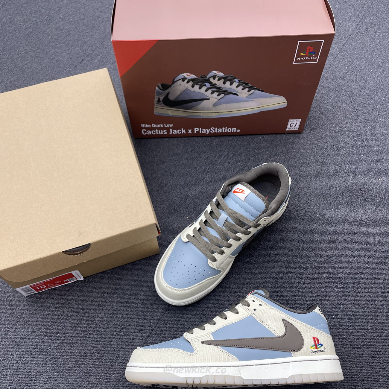 Nike Dunk Low Sp Travis Scott Brown Grey Cu1726 800 (12) - www.newkick.vip