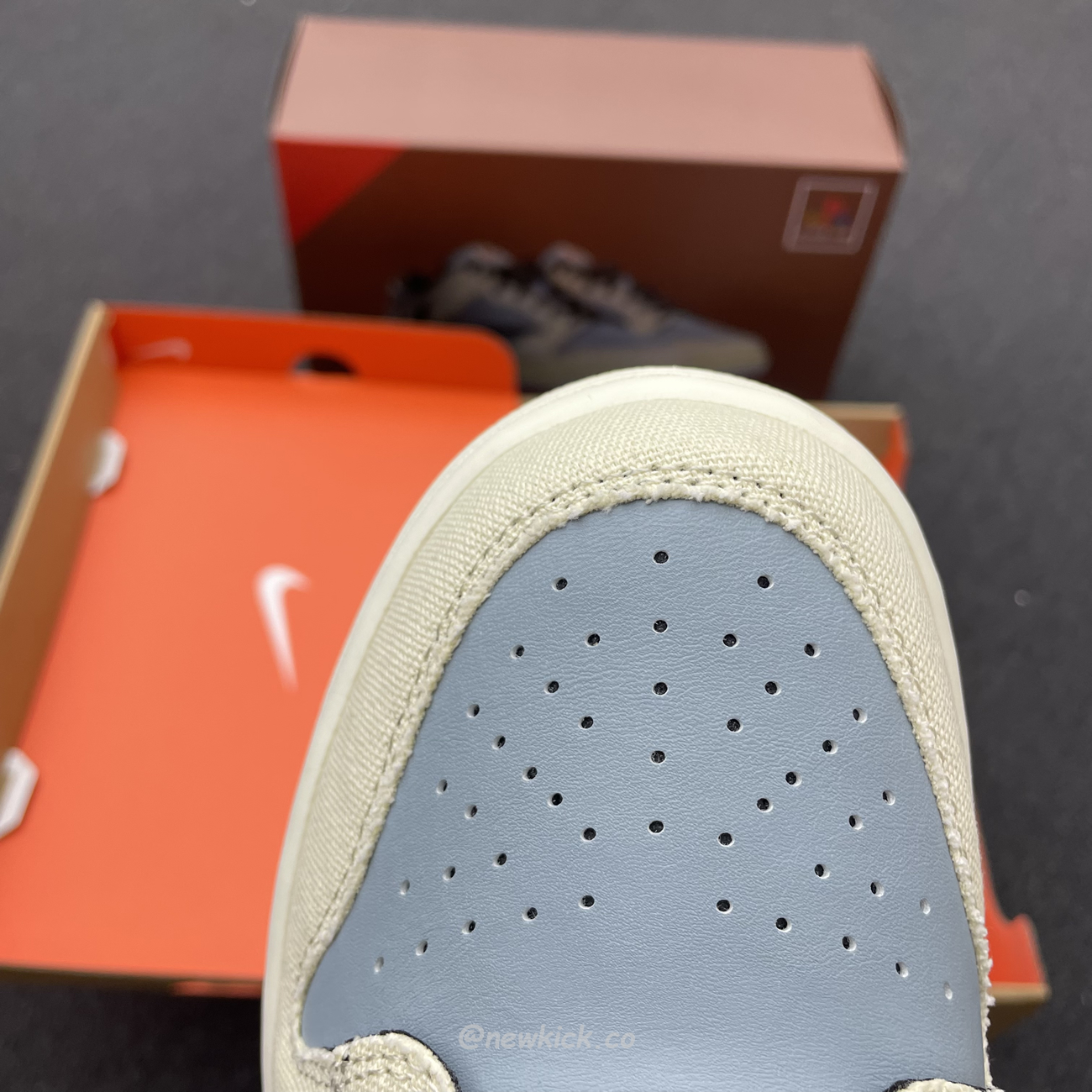 Nike Dunk Low Sp Travis Scott Brown Grey Cu1726 800 (13) - www.newkick.vip