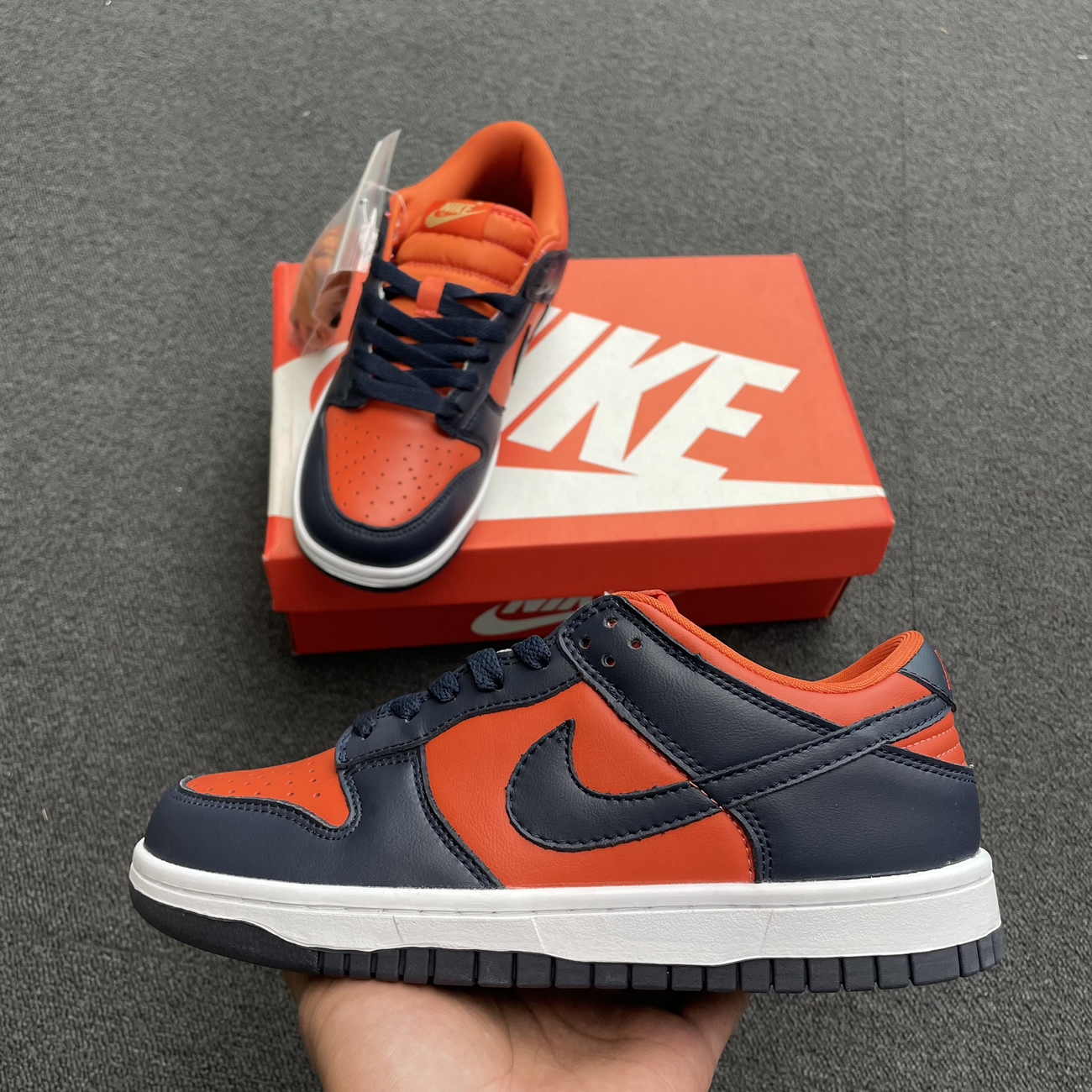 Nike Dunk Low Sp Champ Colors University Orange Marine 2020 Cu1727 800 (9) - www.newkick.vip