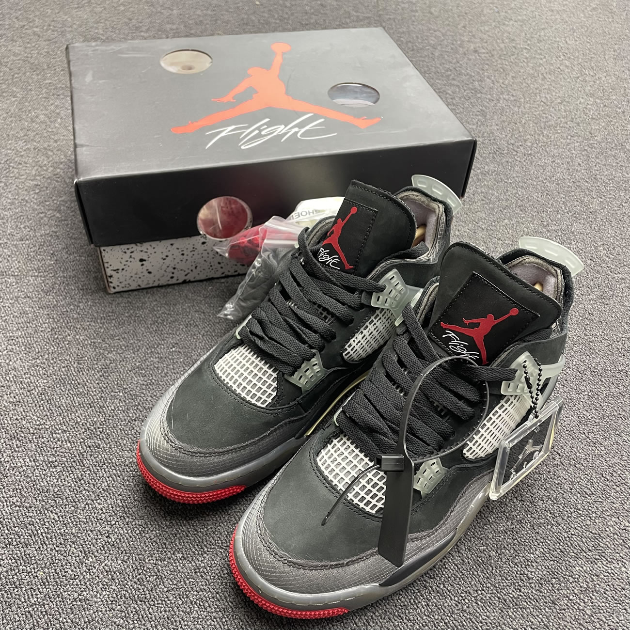 Off White X Air Jordan 4 Bred Black Red Release Date Cv9388 001 (5) - www.newkick.vip