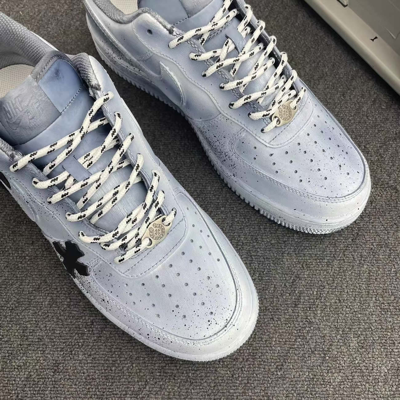 Custom Shoes Chrome X Nike Air Force 1 Dipped Reflective (8) - www.newkick.vip Custom Shoes Chrome X Nike Air Force 1 Dipped Reflective (8) - www.newkick.vip