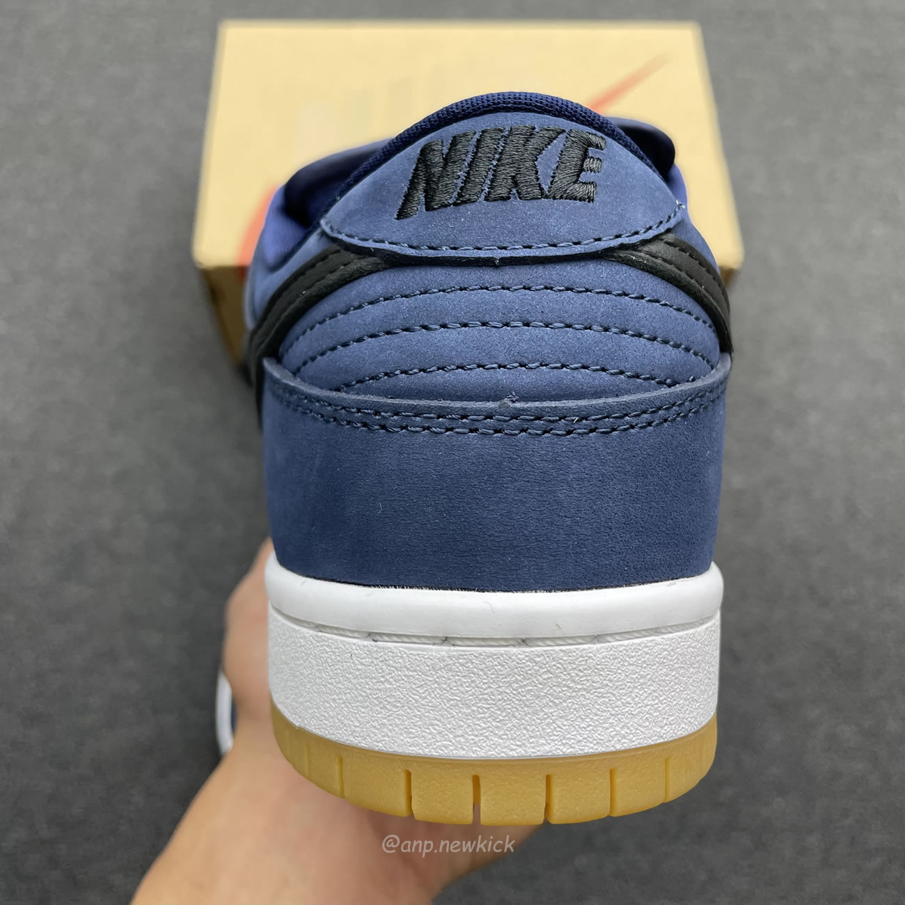 Nike Sb Dunk Low Navy Black Gum Cw7463 401 (5) - www.newkick.vip