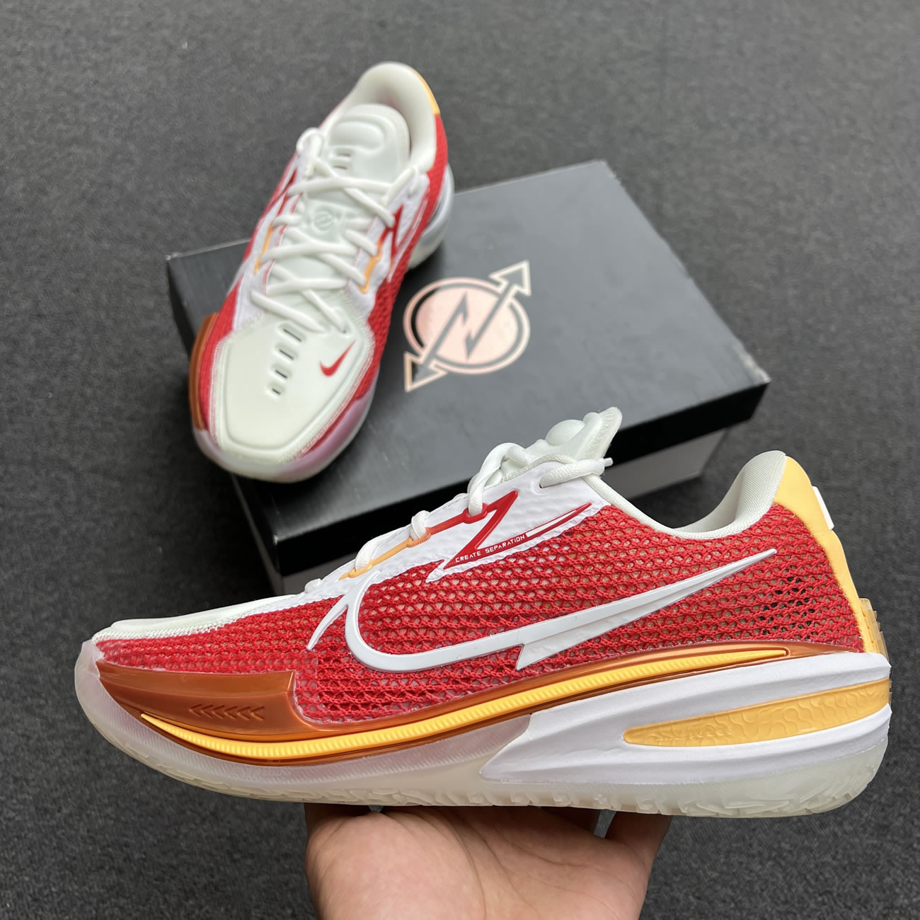 Nike Air Zoom Gt Cut University Red White Yellow (50) - www.newkick.vip