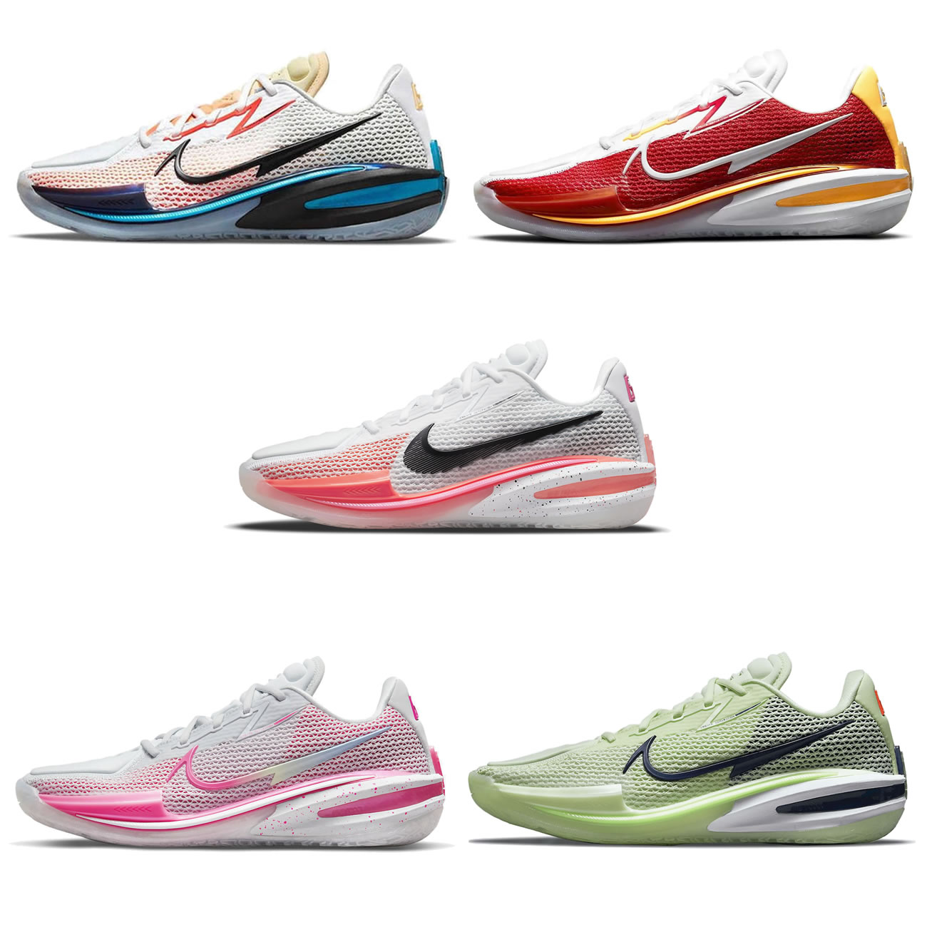 Nike Air Zoom Gt Cut University Red White Yellow (1) - www.newkick.vip