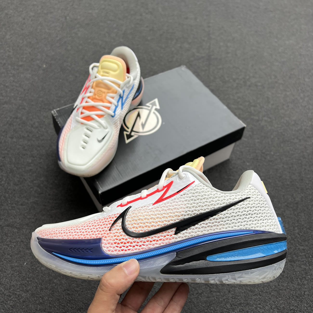 Nike Air Zoom Gt Cut University Red White Yellow (26) - www.newkick.vip