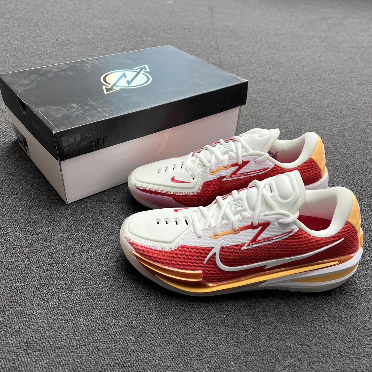 Nike Air Zoom Gt Cut University Red White Yellow (48) - www.newkick.vip