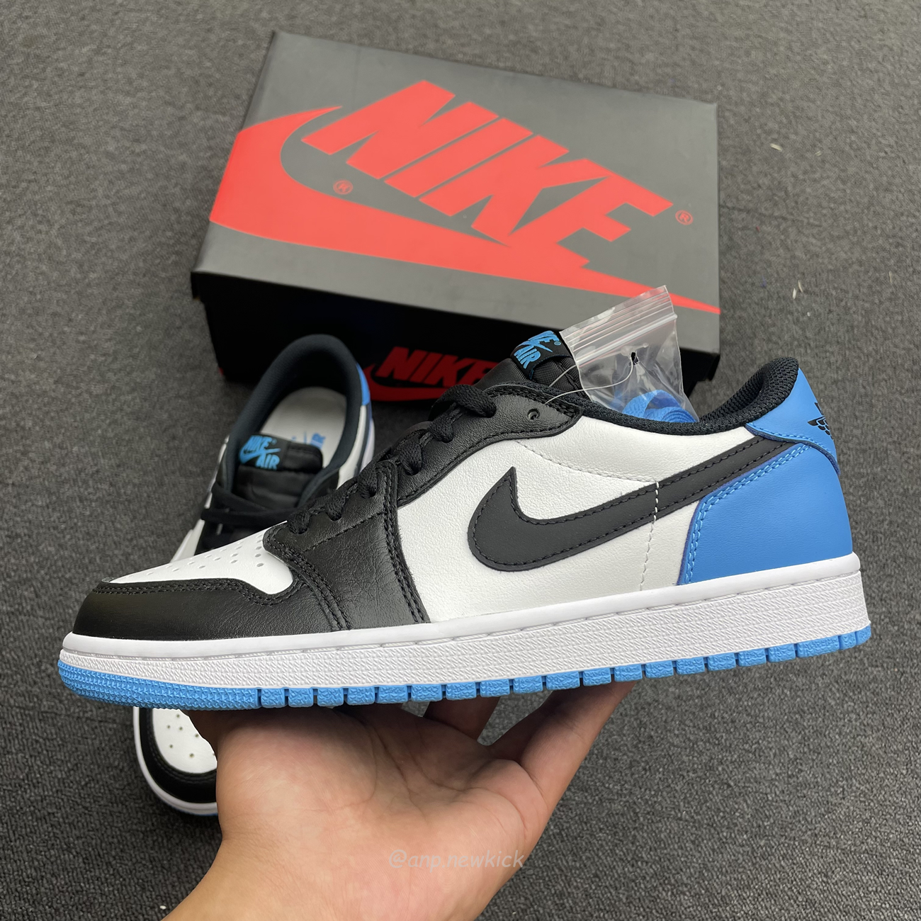 Air Jordan 1 Retro Low Og Black Dark Powder Blue Cz0790 104 (4) - www.newkick.vip