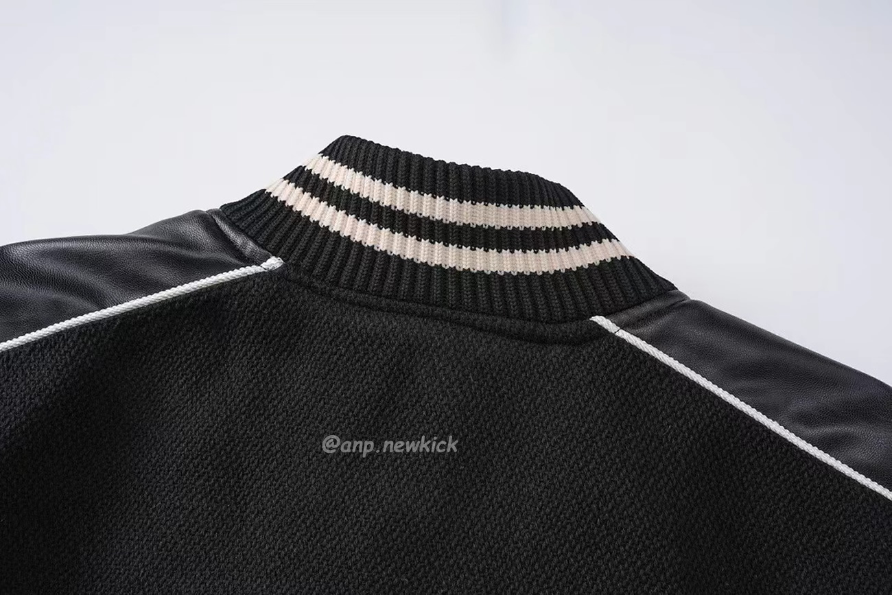 Celine Oversized Wool Teddy Jacket Black (4) - www.newkick.vip