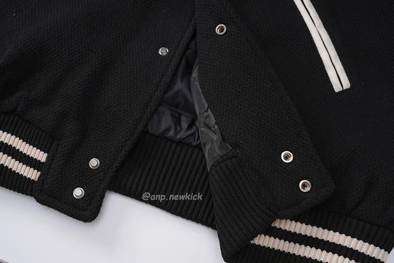 Celine Oversized Wool Teddy Jacket Black (5) - www.newkick.vip