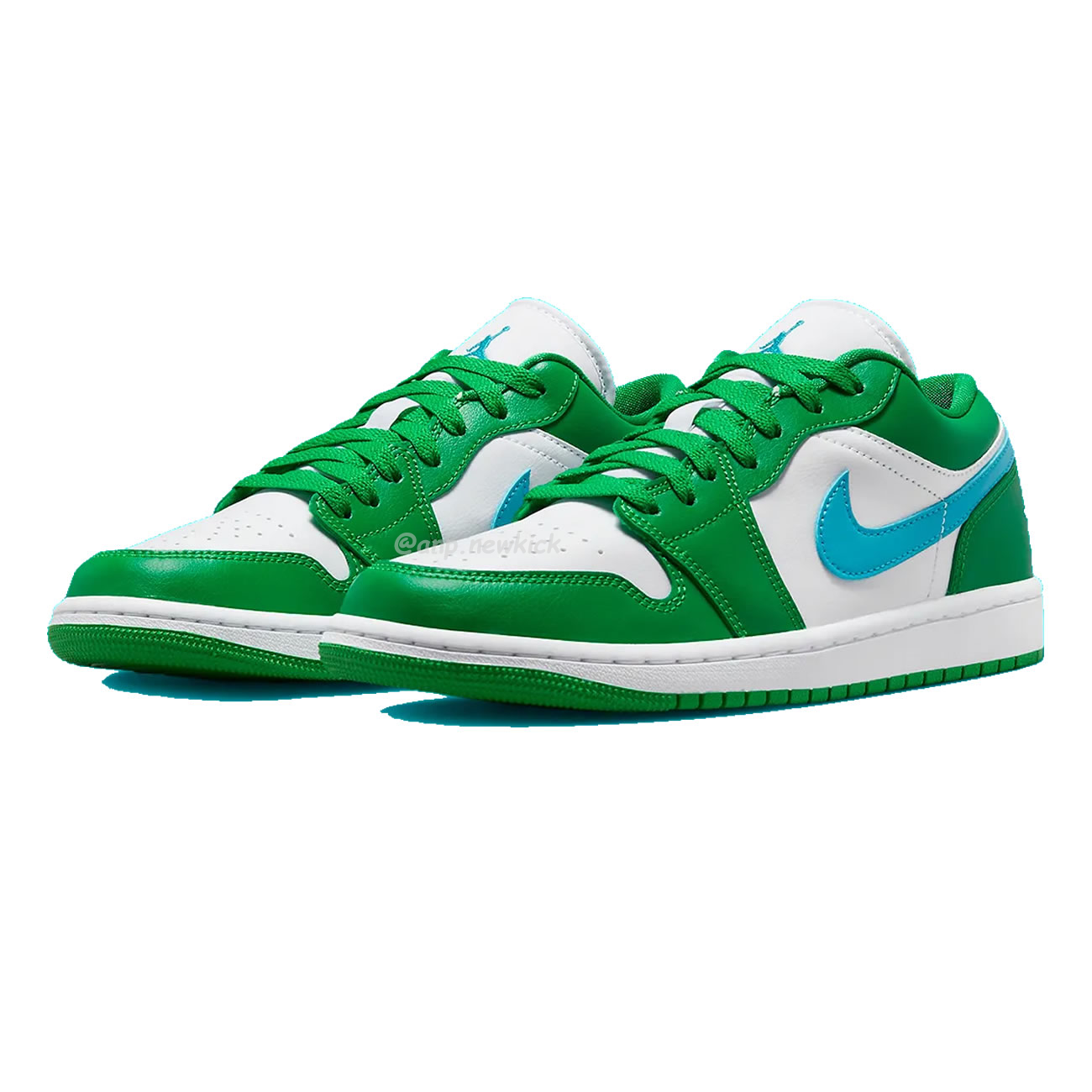 Air Jordan 1 Low Lucky Green Aquatone Dc0774 304 (3) - www.newkick.vip