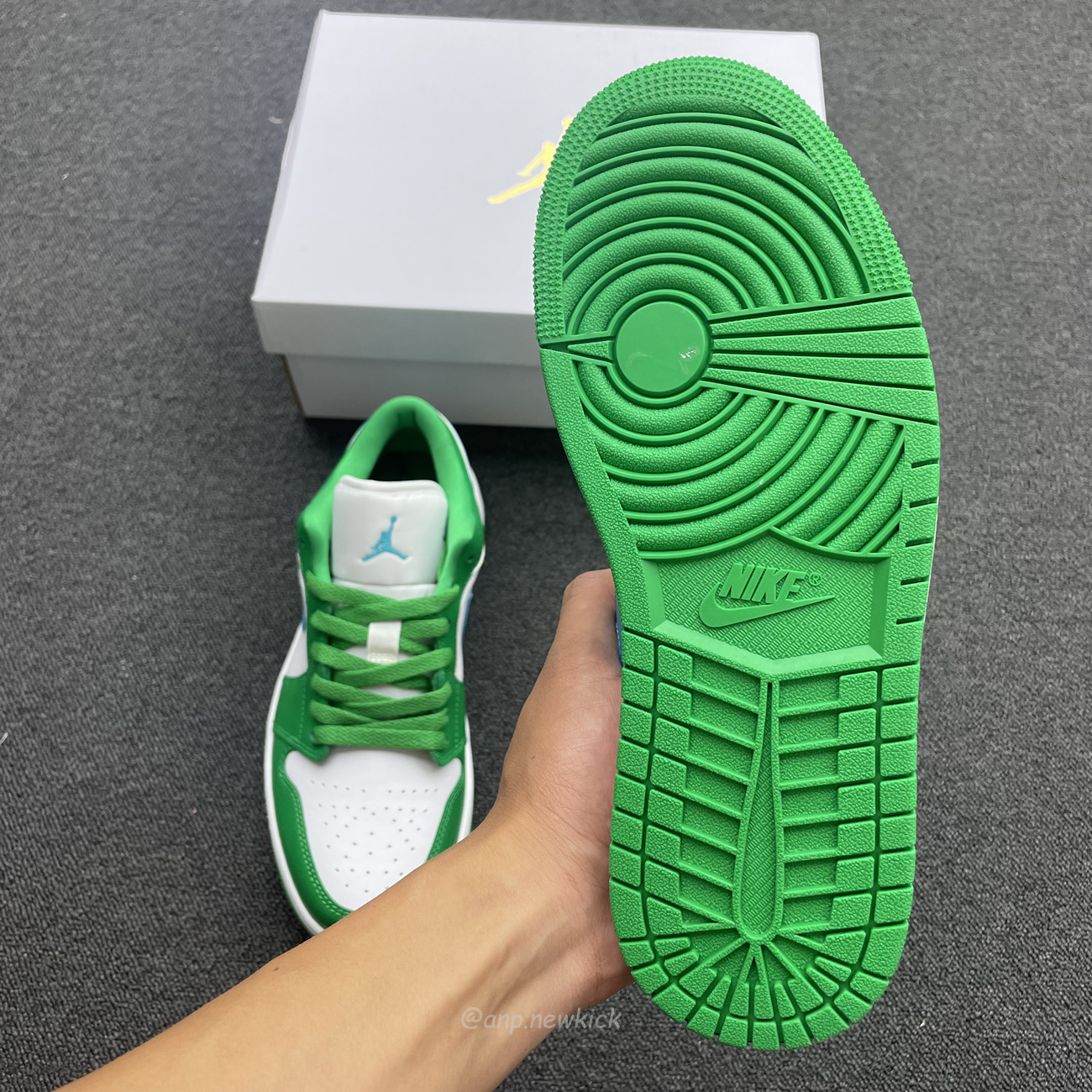 Air Jordan 1 Low Lucky Green Aquatone Dc0774 304 (10) - www.newkick.vip