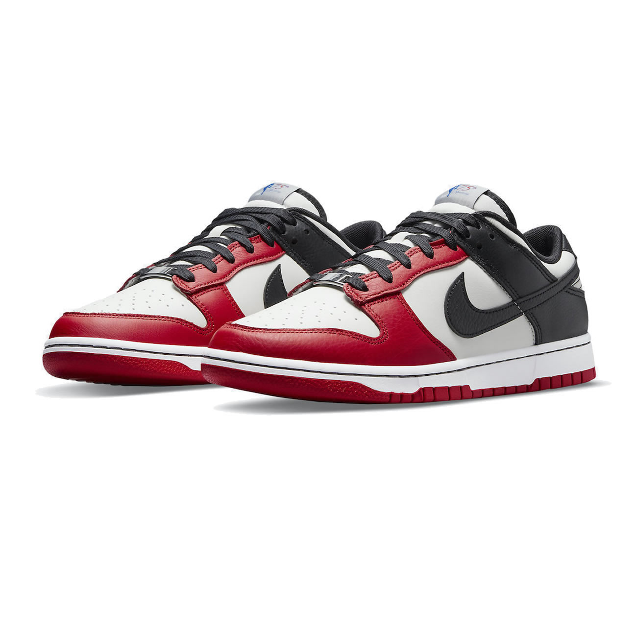Nike Dunk Low Emb Nba 75th Anniversary Chicago Dd3363 100 (12) - www.newkick.vip