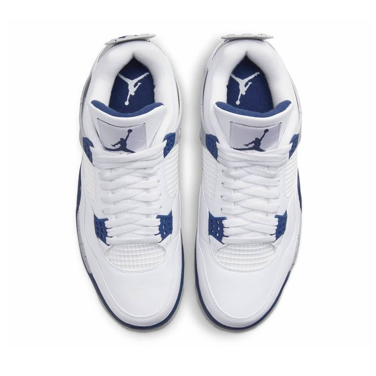 Jordan 4 Retrowhite Midnight Navy Dh6927 140 (4) - www.newkick.vip