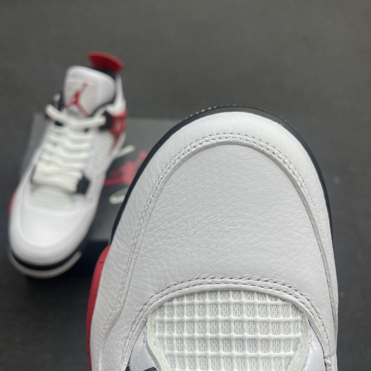 Air Jordan 4 Retro Red Cement Dh6927 161 (12) - www.newkick.vip