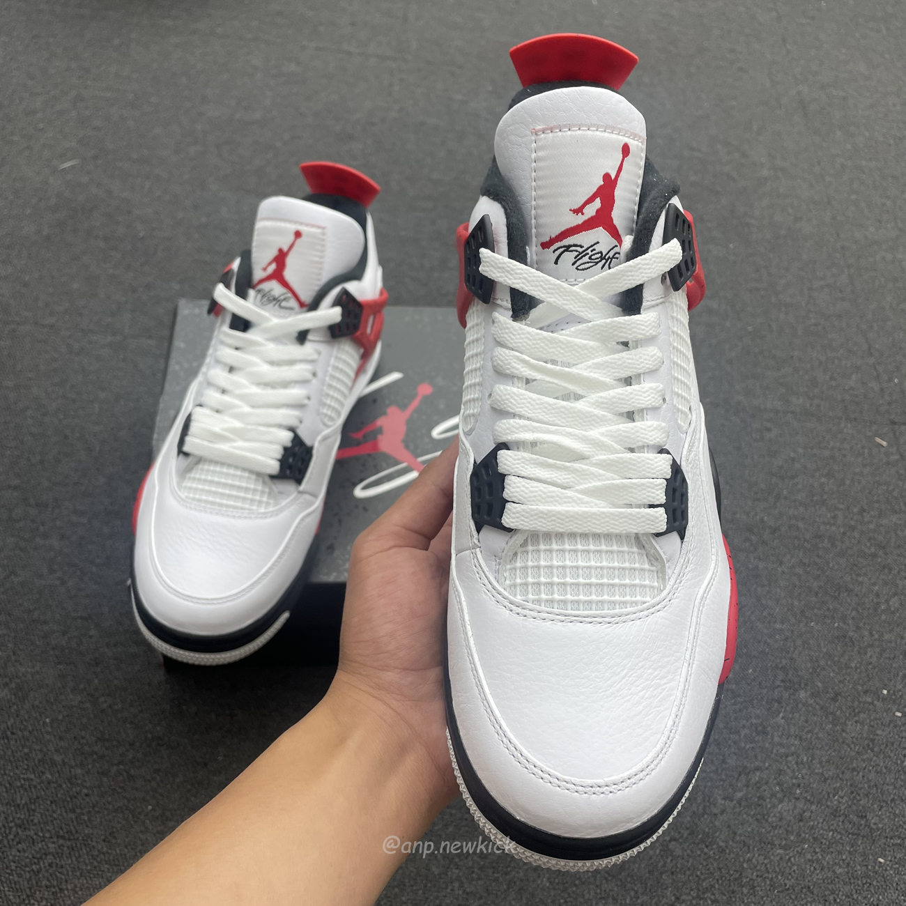 Air Jordan 4 Retro Red Cement Dh6927 161 (4) - www.newkick.vip