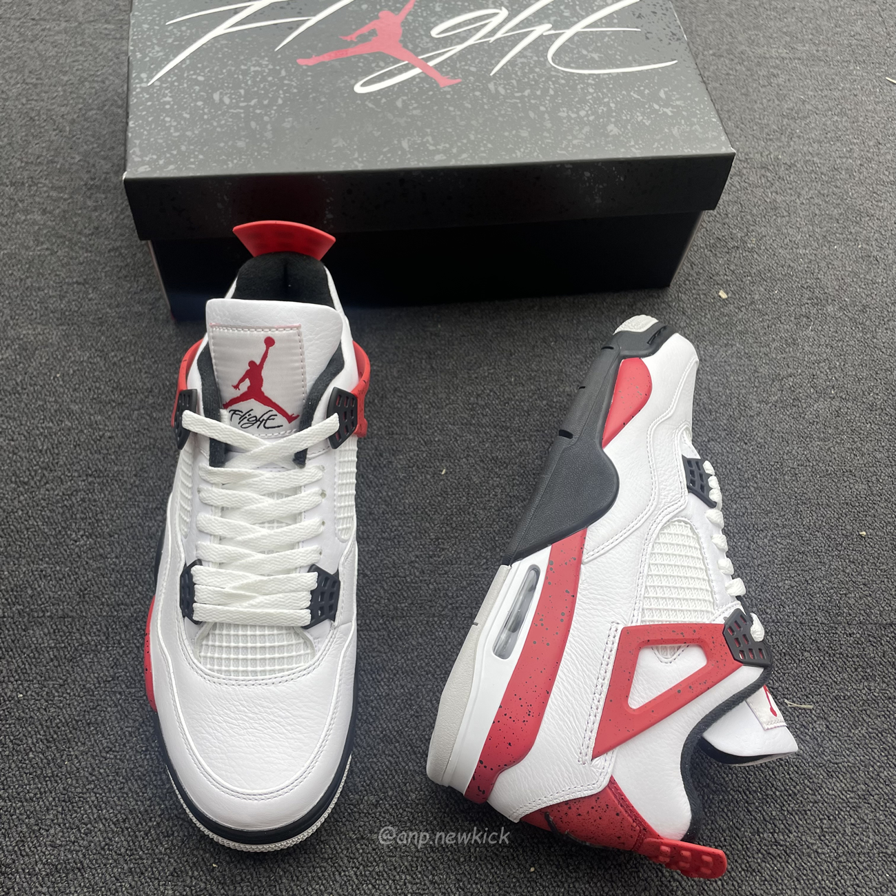 Air Jordan 4 Retro Red Cement Dh6927 161 (5) - www.newkick.vip